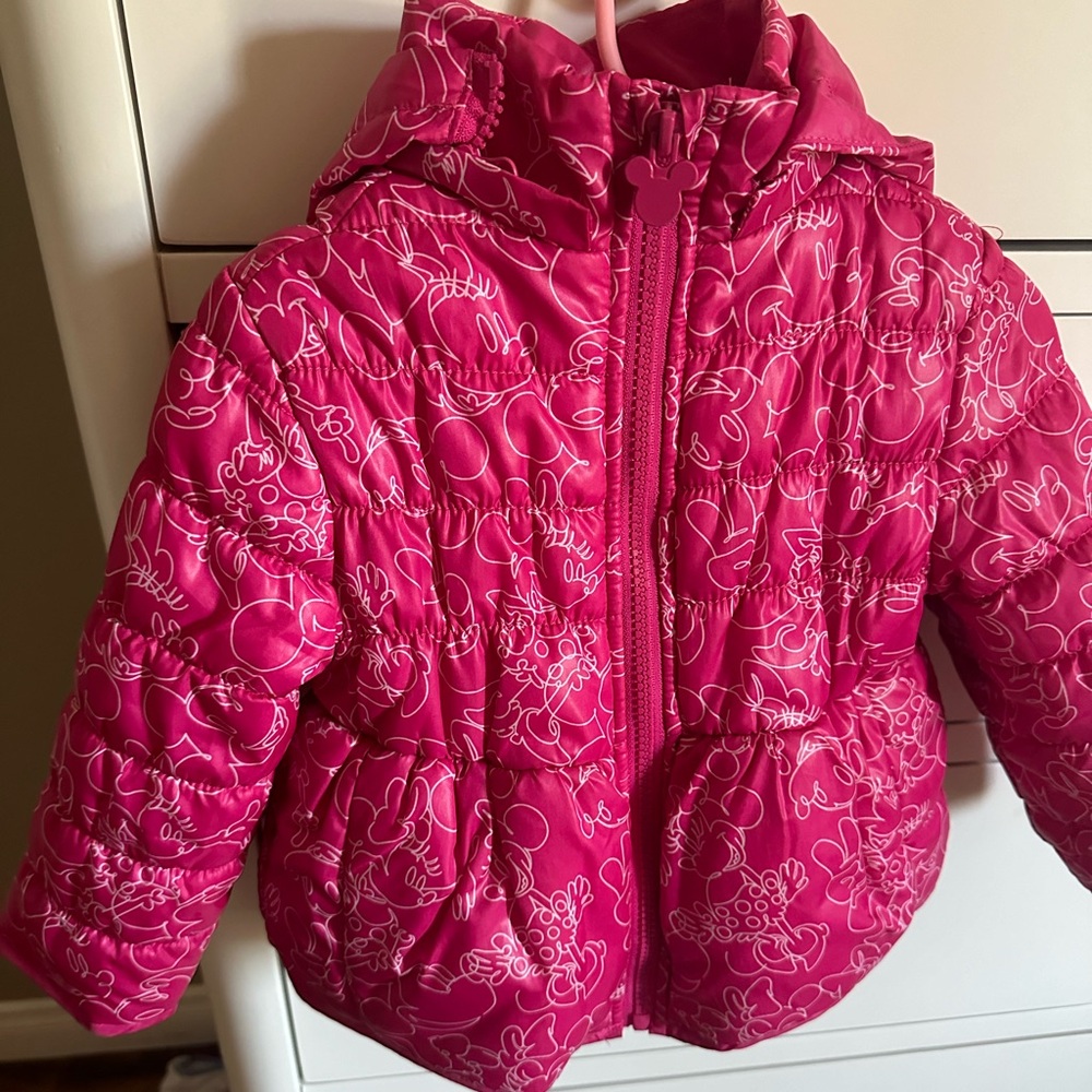 Toddler Minnie Mouse Puffer Jacket
